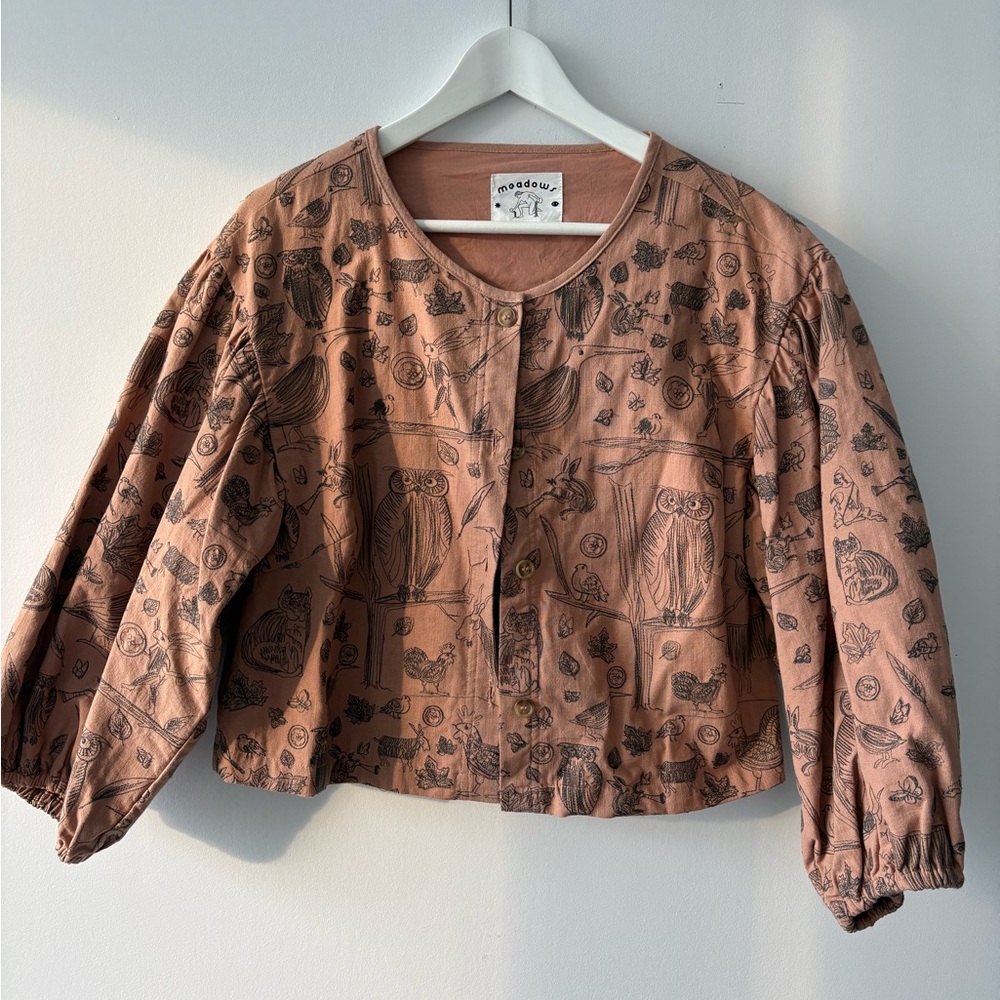 Women's Owl Print light coat